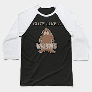 Cute Walrus Baseball T-Shirt